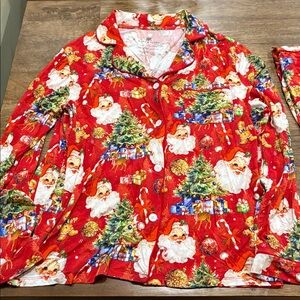 Bums & Roses In The Nick Of Time Natural Bamboo Pajama Set large